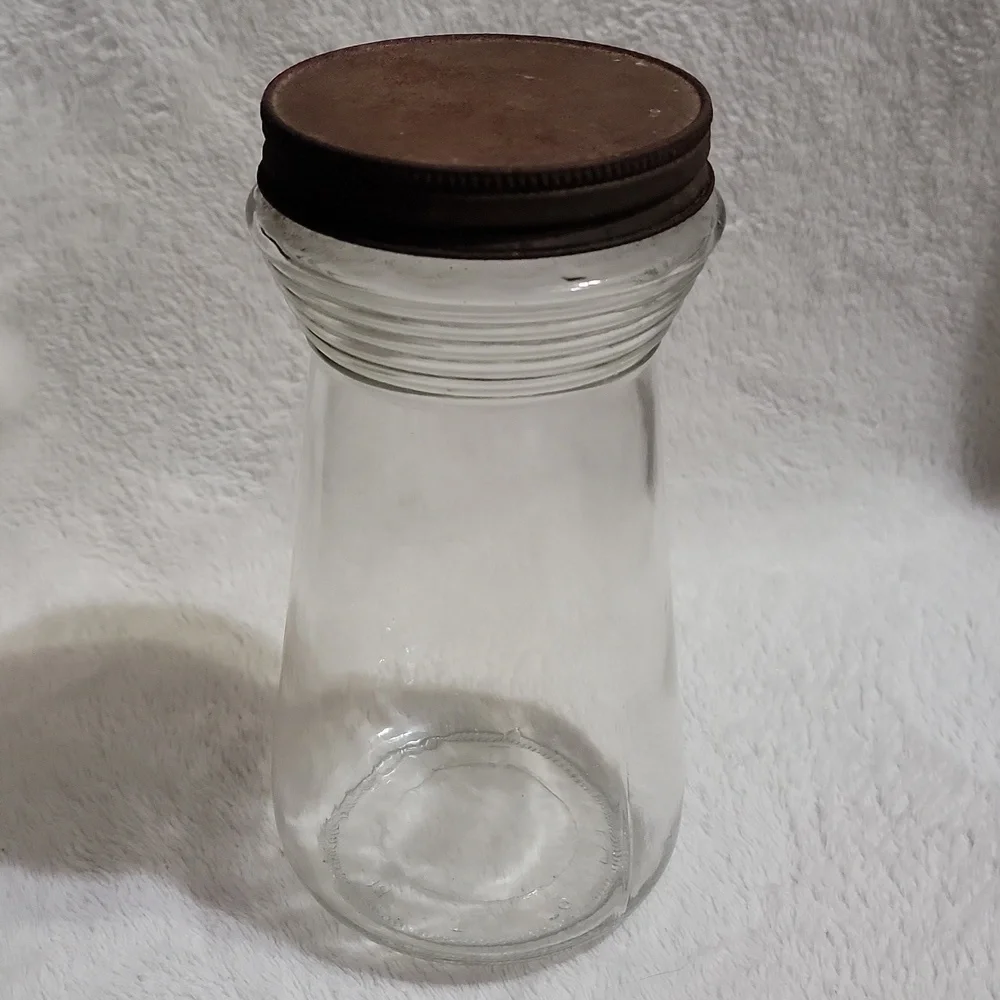 Vintage glass jar